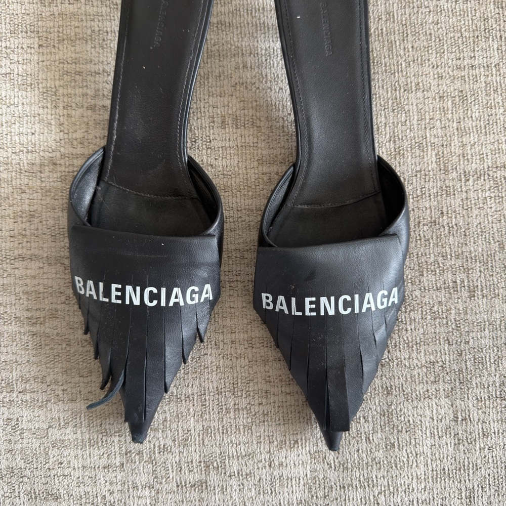 Balenciaga Black kitten Heels